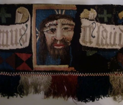 Detail van het antependium van de voormalige Rooms Katholieke kerk van Warffum